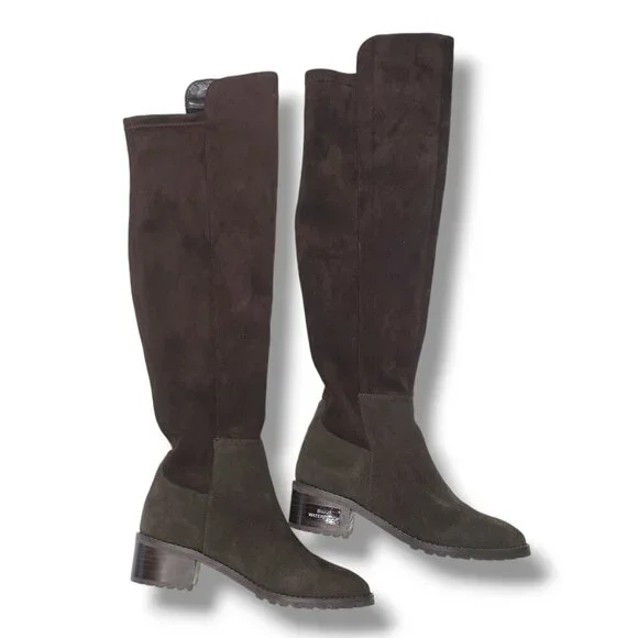 Blondo Sierra Over the Knee Boot Womens 5.5‎ Brown Waterproof Suede
